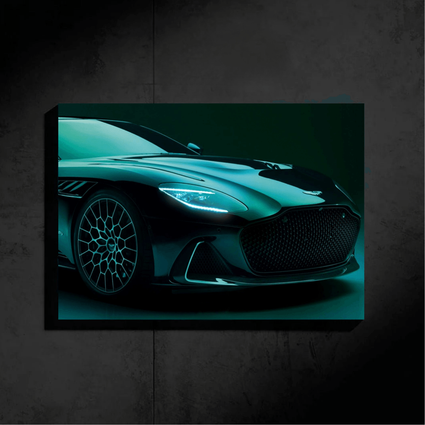 Neon Aston Martin