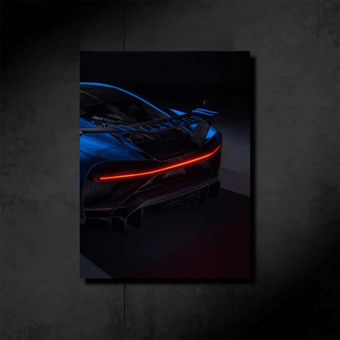 Neon Bugatti Chiron