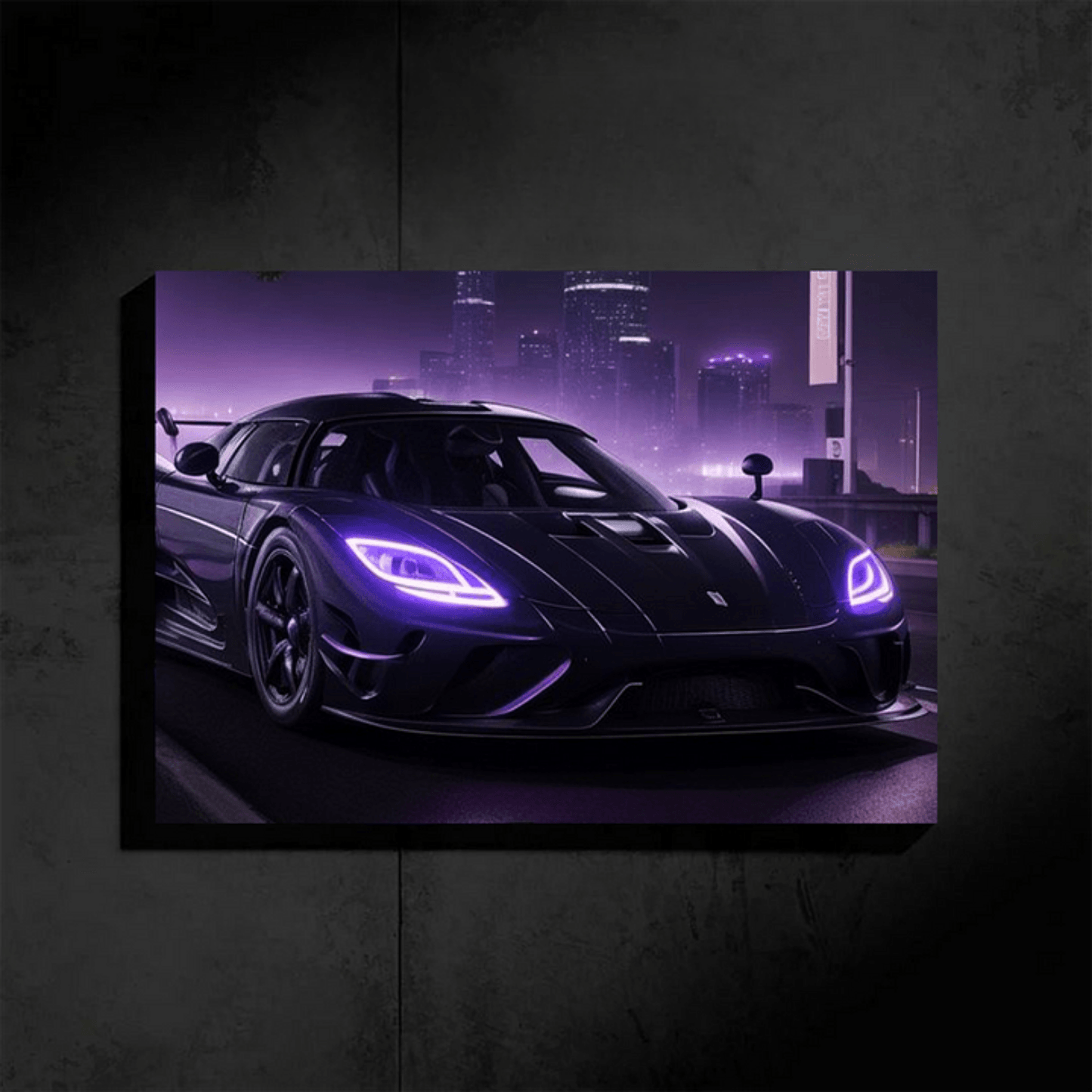 Neon Koenigsegg