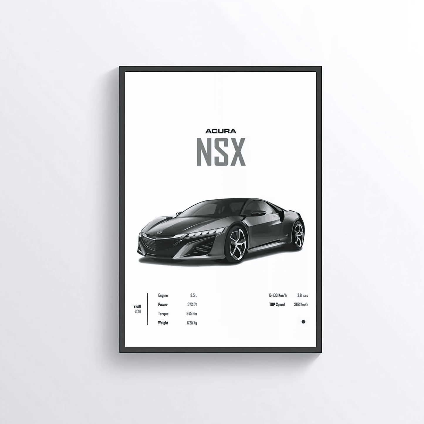 Acura NSX colored