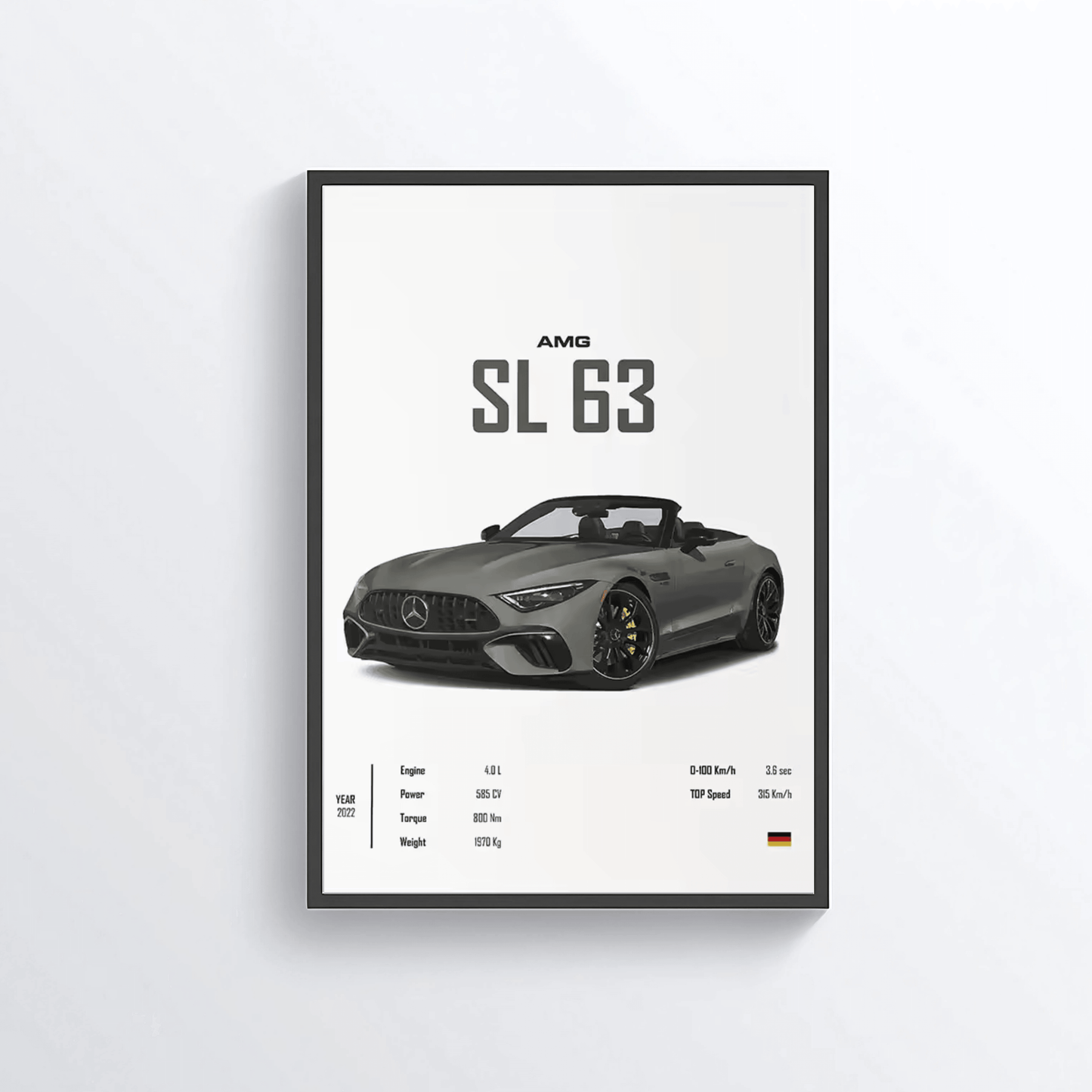 Mercedes SL 63 colored