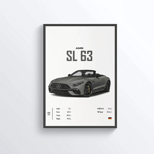 Mercedes SL 63 colored
