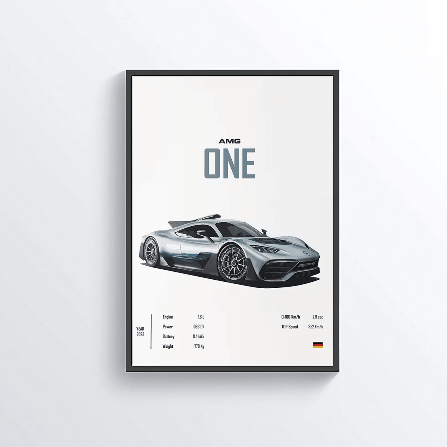 Mercedes ONE colored