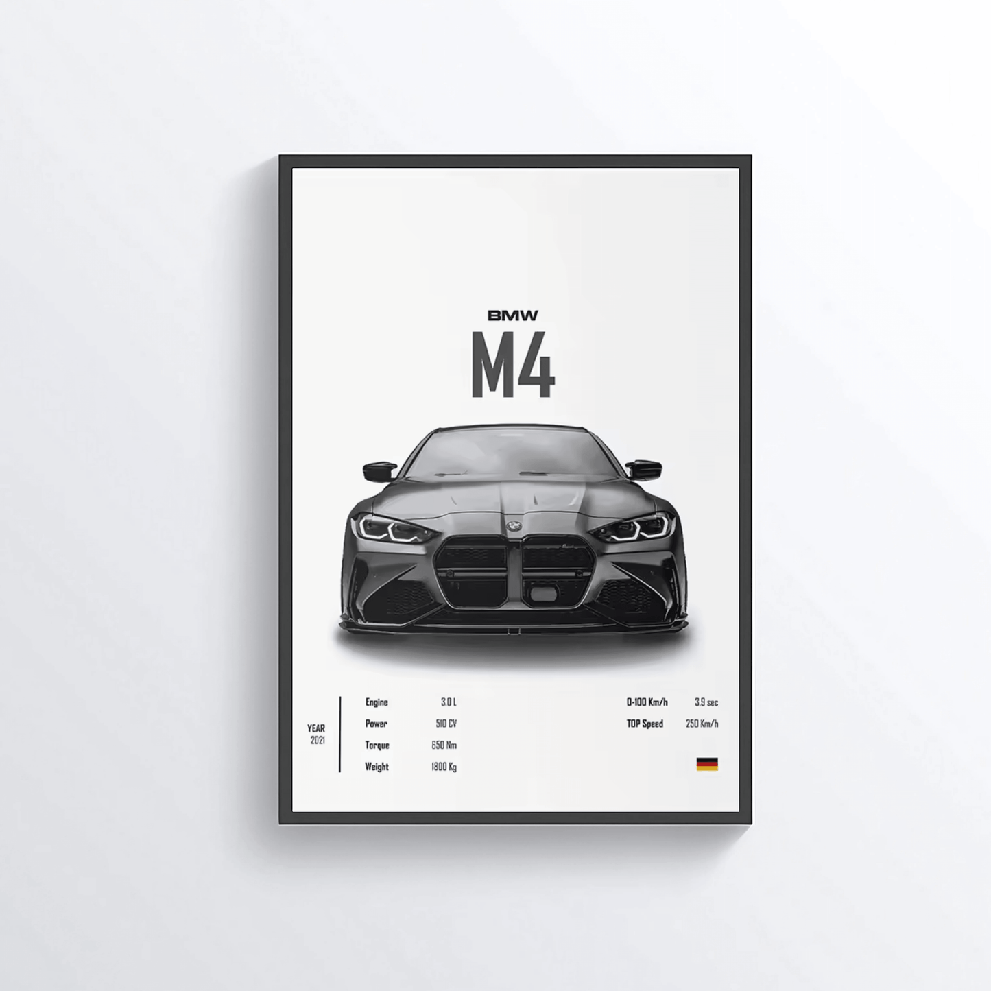 BMW M4 2021 colored