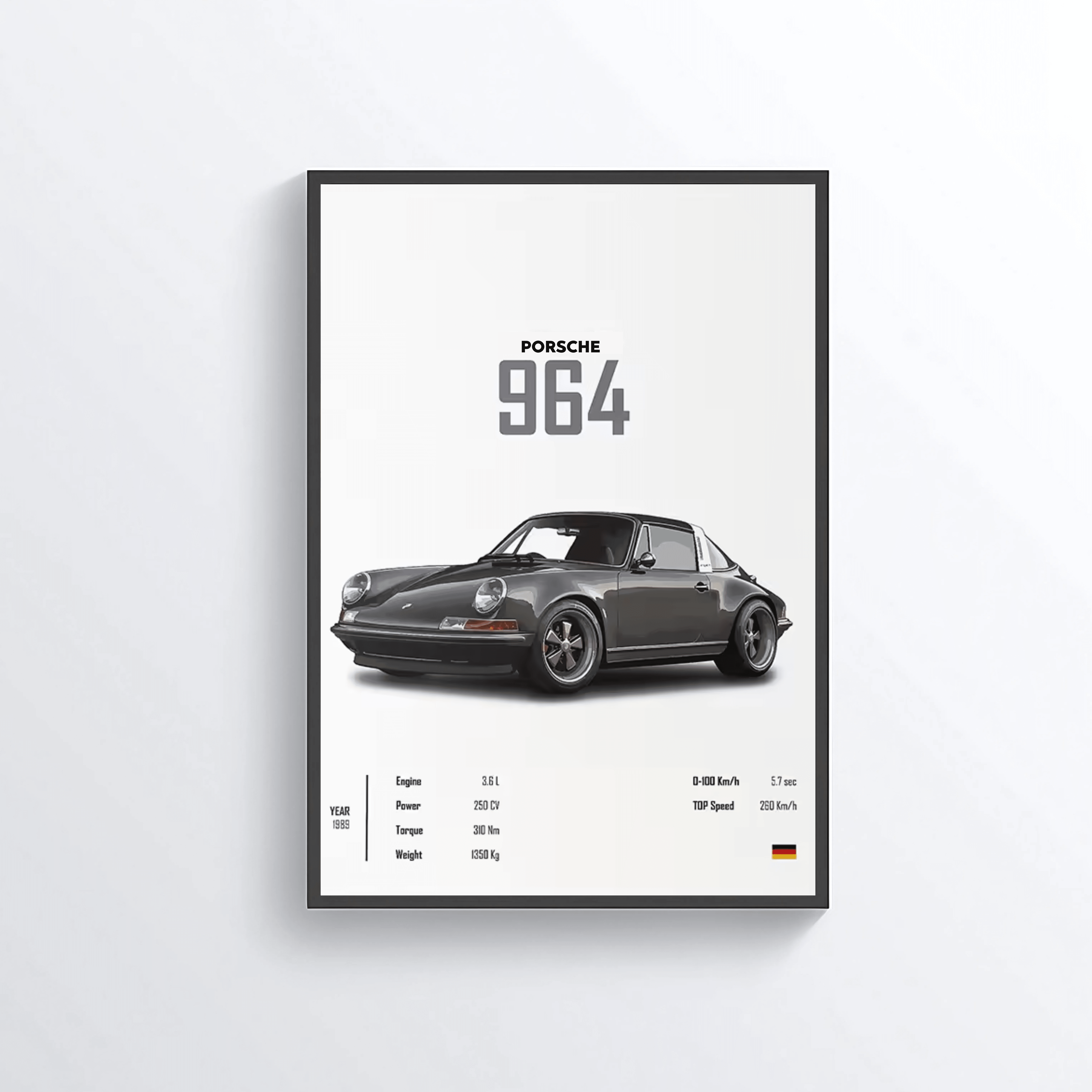 Porsche 964 Edition 1989 colored