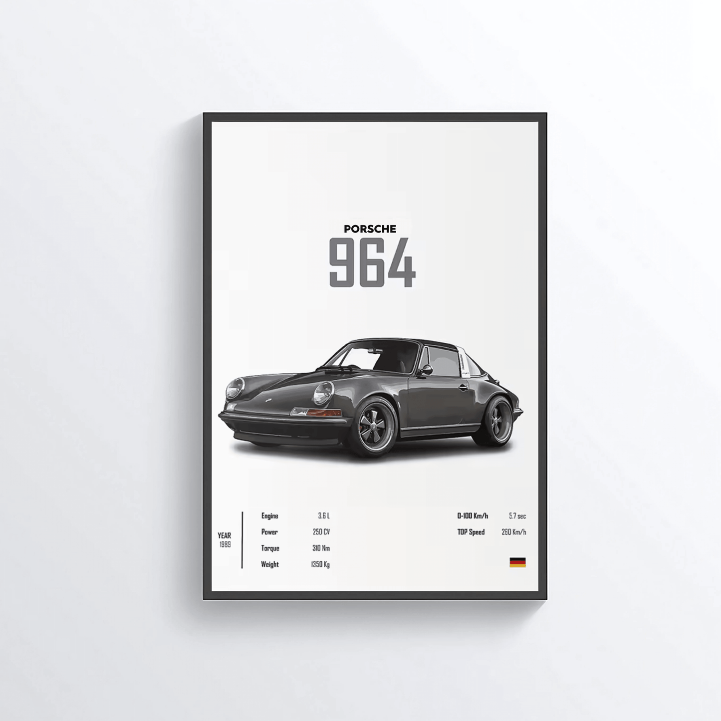 Porsche 964 Edition 1989 colored