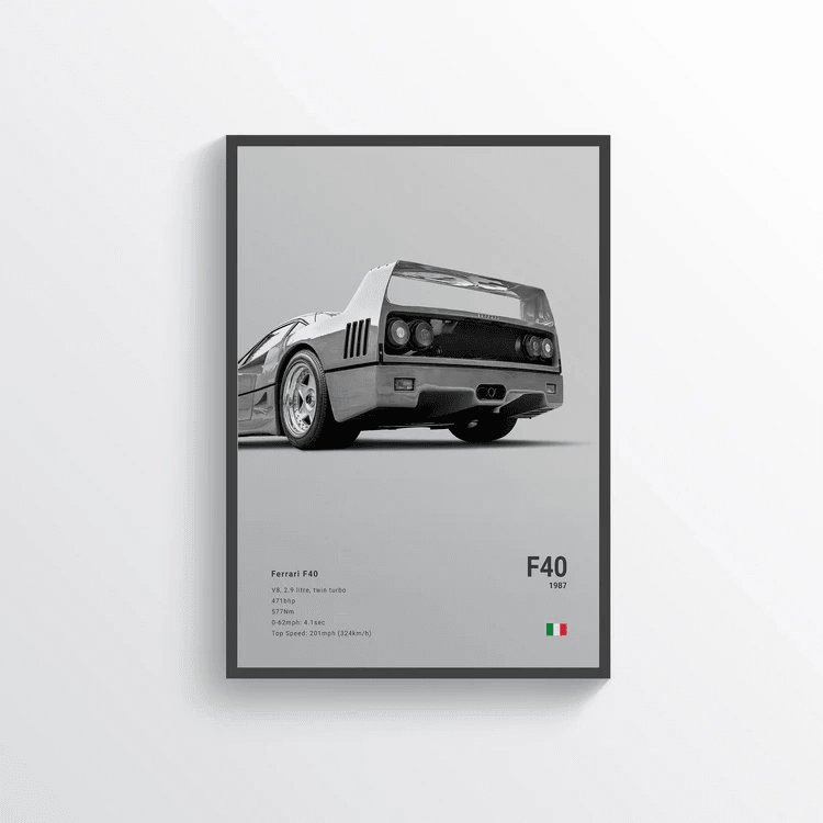 Ferrari F40 (side)