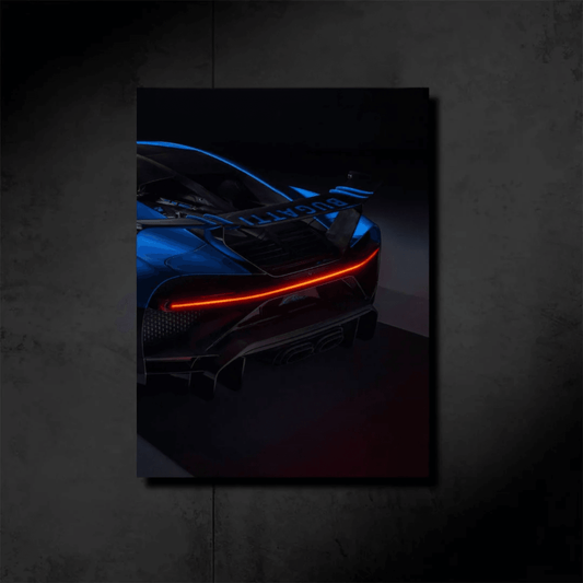 Neon Bugatti Chiron