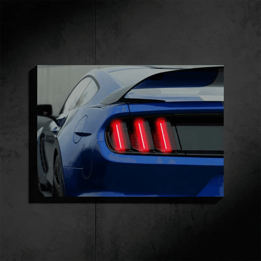 Neon Ford Mustang