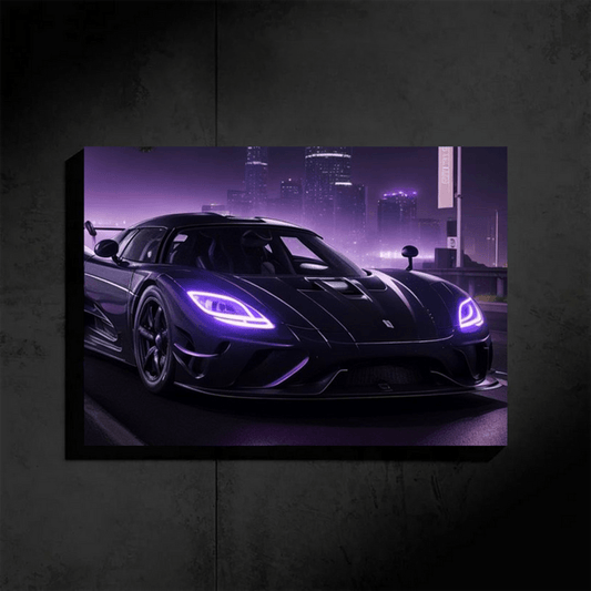 Neon Koenigsegg