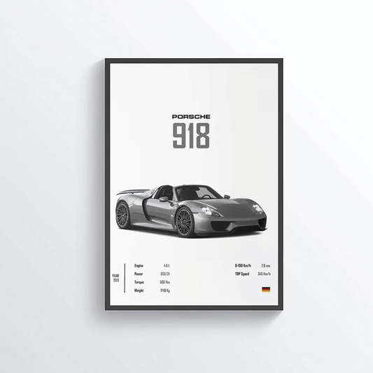 Porsche 918 colored