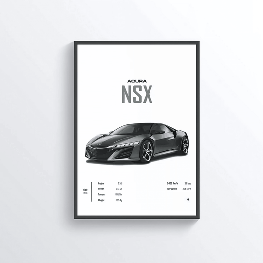 Acura NSX colored