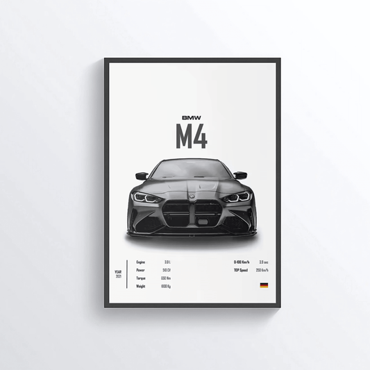 BMW M4 2021 colored